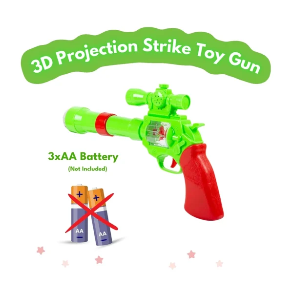 Strike Electric Gun - Interactive Toy with Projection Light and Sound Effects