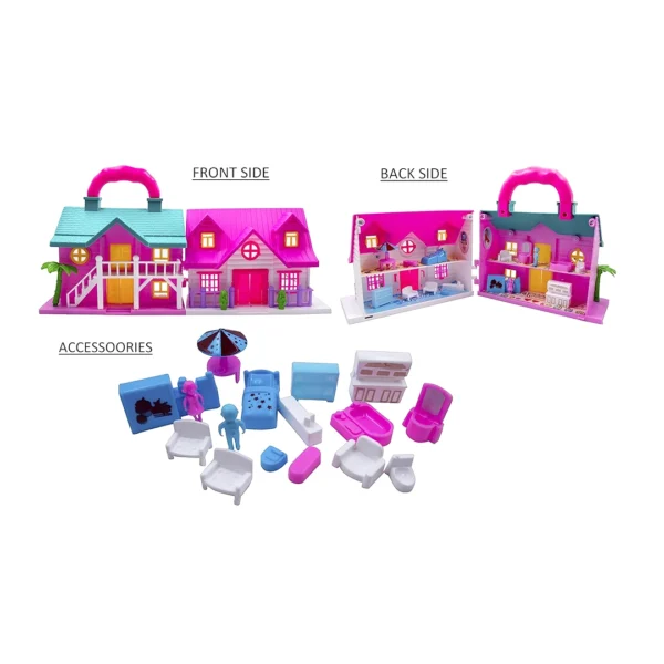 House Play Set for Kids - Classic Design, Bright Colors, Eco-Friendly Material, Ideal for Ages 3+