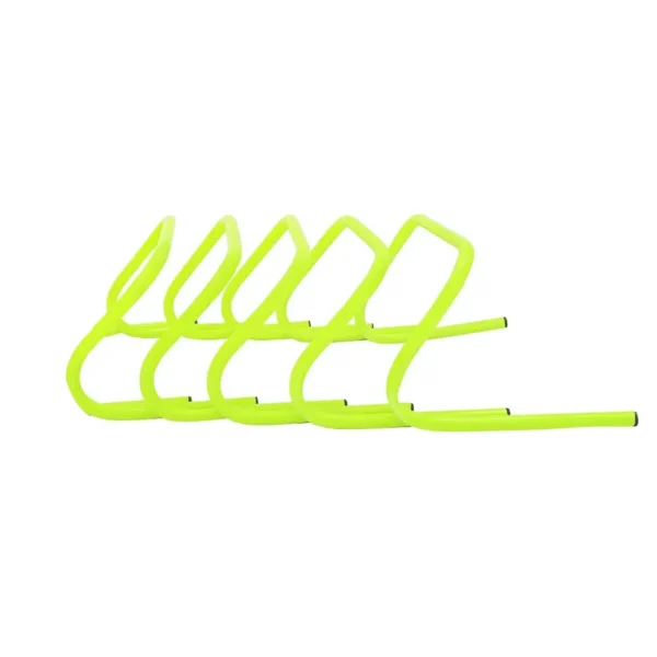 Manboc Agility Hurdles - Enhance Speed, Coordination, and Agility | 6,9,12 and 18 Inch | Track and Field Agility Hurdle Round Pipe | Pack of 5
