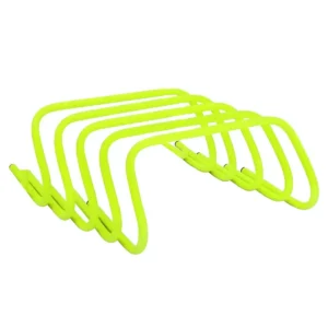 Manboc Agility Hurdles - Enhance Speed, Coordination, and Agility | 6,9,12 and 18 Inch | Track and Field Agility Hurdle Round Pipe | Pack of 5